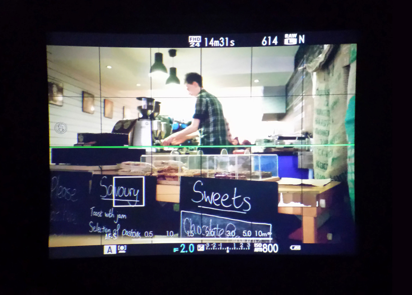 Fujifilm X100T viewfinder electronic view